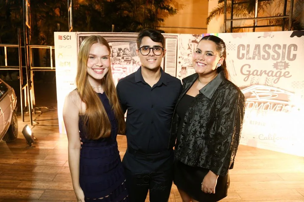 Ana Clara Castelo Branco, João e Thaís Albuquerque