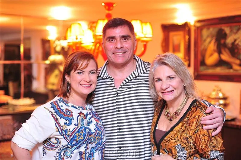 Briane de Castro, Luciano Vidal e Rosângela Dias