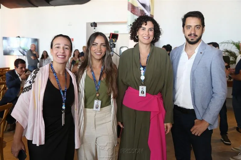 Carol, Elis Mota, Clarissa Jereissati e Hugo Fernandes