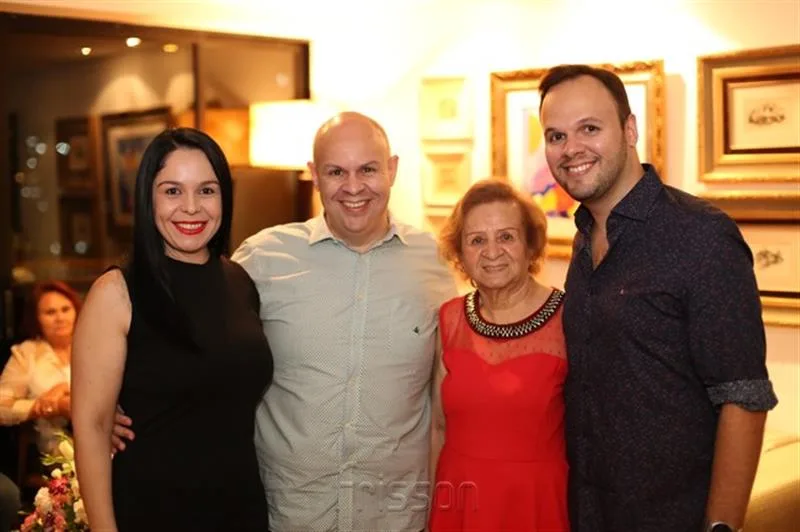 Berenice, Fabio, Maria José e Carlos Pinheiro