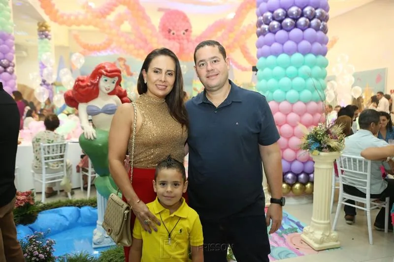 Anelise, Daniel e Diego Aguiar