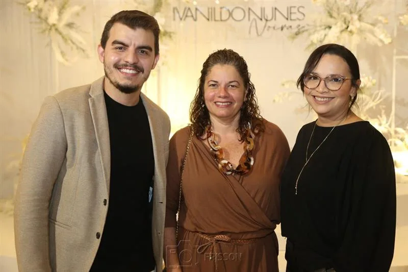 Bruno Forte, Carmen Sampaio e Carol Crisóstomo