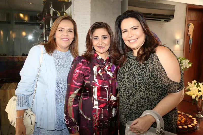 Ailza Ventura, Simone Jereissati e Andréa Rios