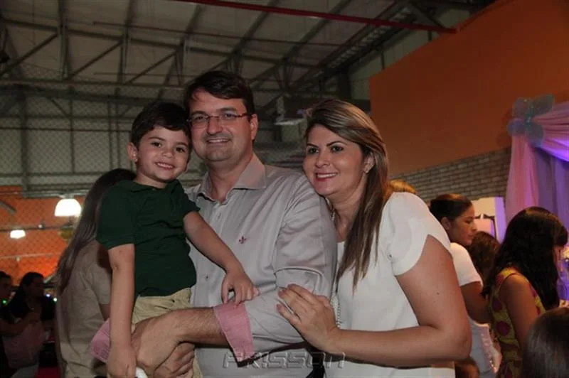 Arthur, Edilson e Micheline Pinheiro