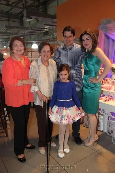 Beatriz, Helena, Maria Beatriz, Marcelo e Renata Pinheiro