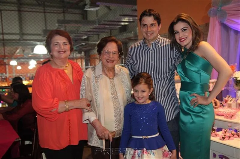 Beatriz, Helena, Maria Beatriz, Marcelo e Renata Pinheiro