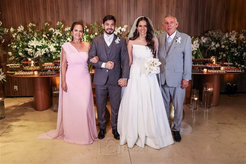Adriana Lopes, Evaniel Carvalho, Eduarda e Edilson Lopes