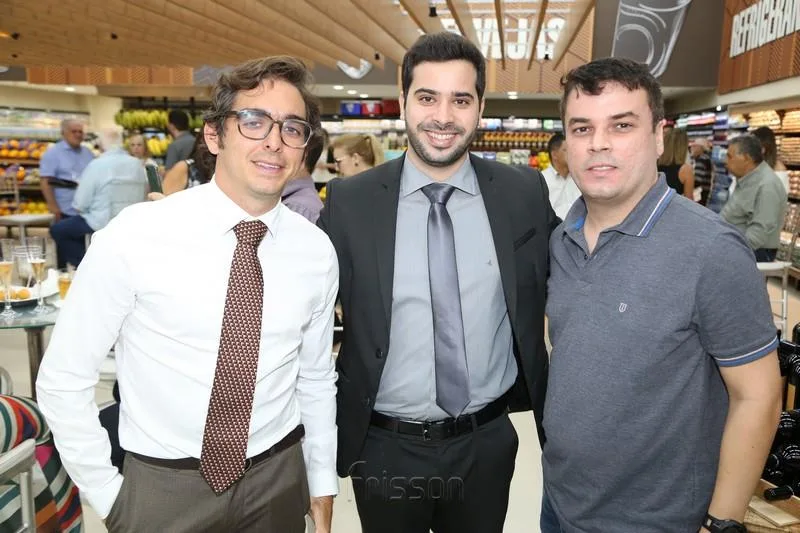 Daniel Landim, Marcos Soares e Marcos Freire