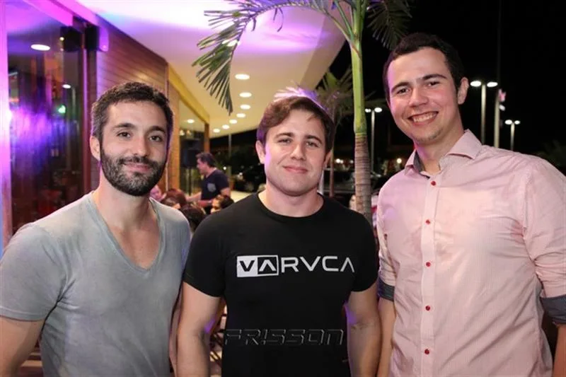 Bernardo Monteiro, Bruno Borges e Leandro Porto
