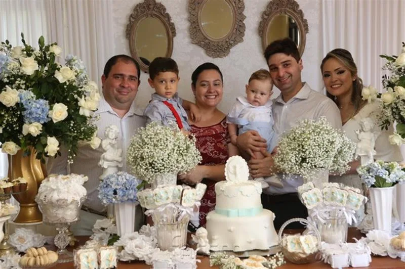 Adriano Barbalho, João Vitor, Milena Arruda, Arthur, Fabio e Marcela Maia