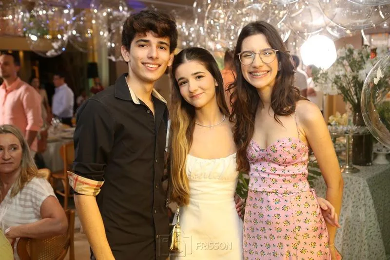 Caleb Holanda, Sarah Falcão e Nina Vieira