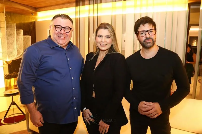 André Monte, Liliane Meira e Maximiliano Crovato