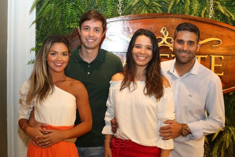 Amanda Bellardi, Gustavo Feitosa, Sueli Pinheiro e Felipe Nunes