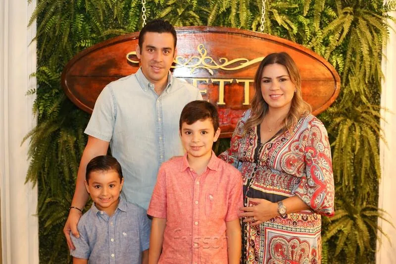 Davi, Gustavo, Ítalo e Ticiana Ximenes