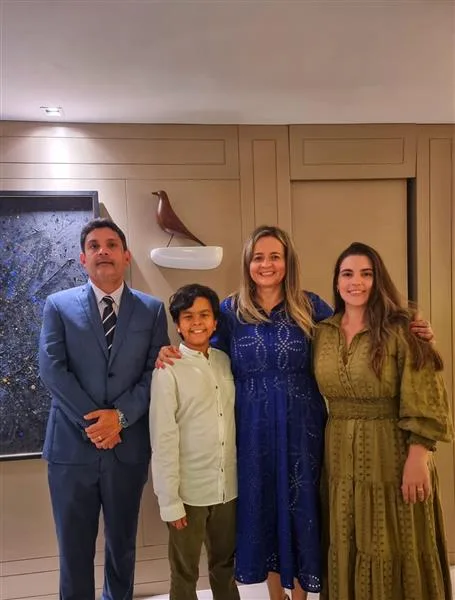 Bruno Queiroz, João Pedro, Mychele Sampaio e Juliana Bastos Queiroz