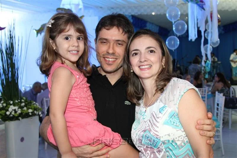 Beatriz, Ricardo e Lícia Campos