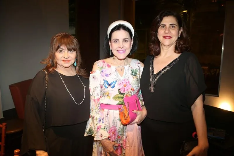 Carmen Cinira, Patrícia Al’kary e Maria José Jereissati