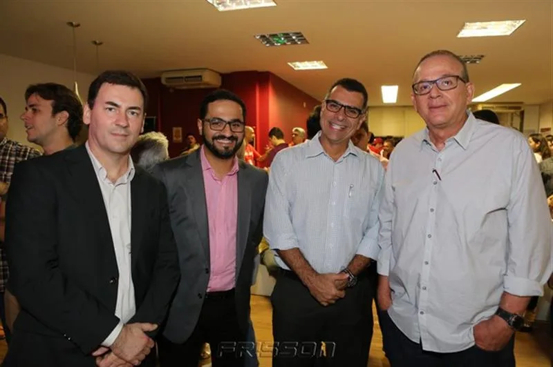 Fabio Sousa, José Ricardo Gomes, Fernando Nogueira e Sérgio Fiúza