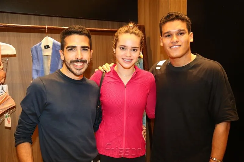 Breno Braga, Isabelle Prado e Felipe Torres