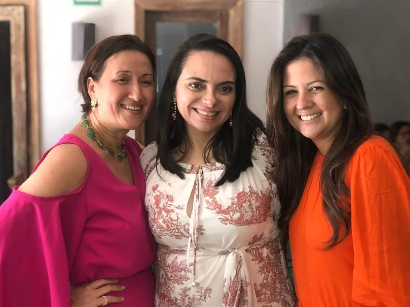 Lú Freitas, Claudinha Pinheiro e Fernanda Franco