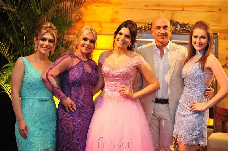 Beatriz Arrais, Cláudia Menescal, Fernanda Aguiar, Mário Jorge e Aninha Menescal