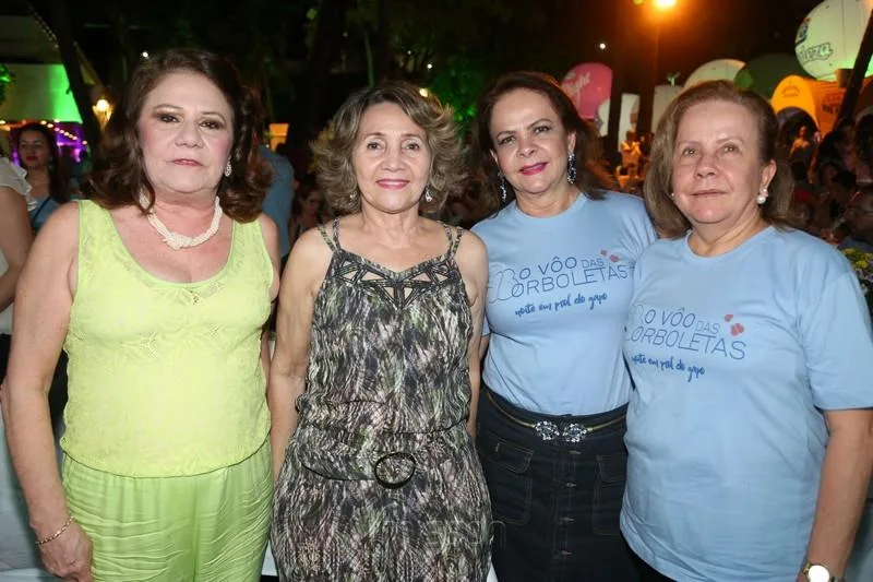 Célia Frota, Elizabeth Frota, Nadja Parente e Tânia Silva