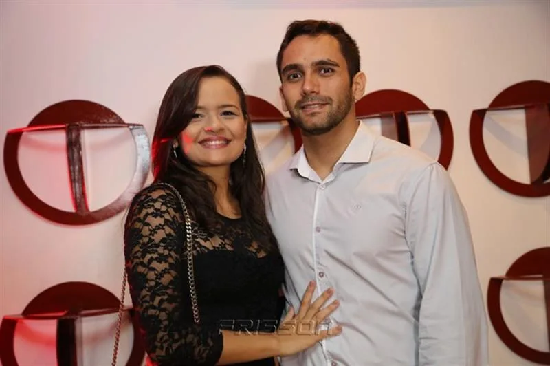 Andresa Alencar e Cleiton Saboia