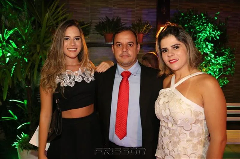 Amanda, Everaldo e Andrea Dantas