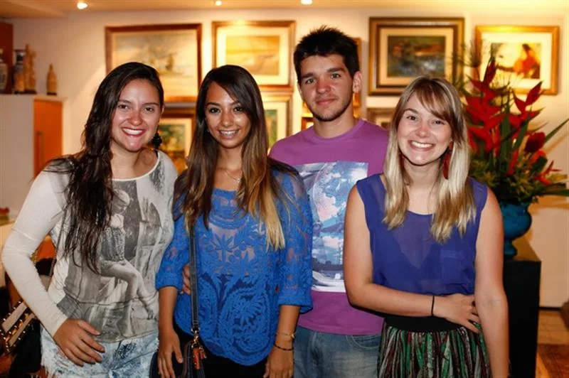 Bruna Rebouças, Aline Filgueiras, Leonardo e Rafaela Rebouças