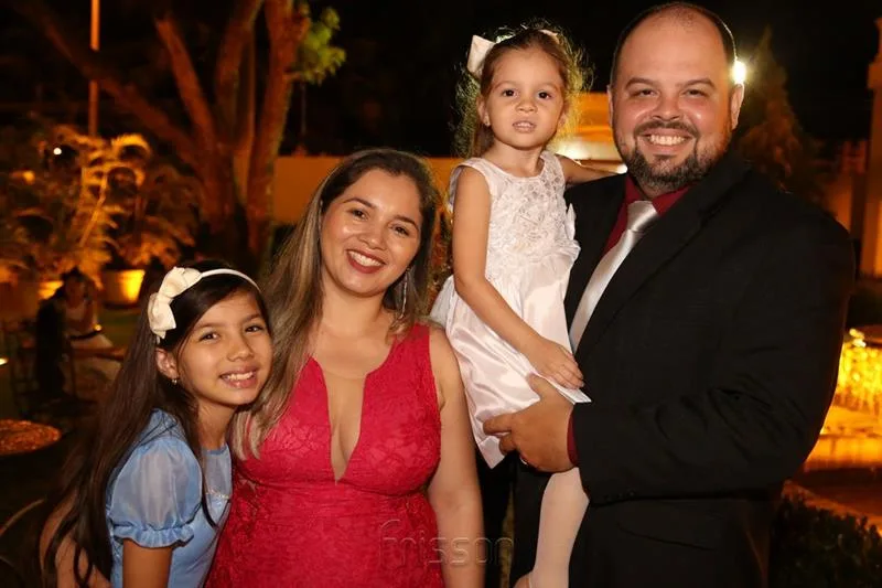 Ana Clara, Marcia, Maria Eduarda e Eduardo Feitosa