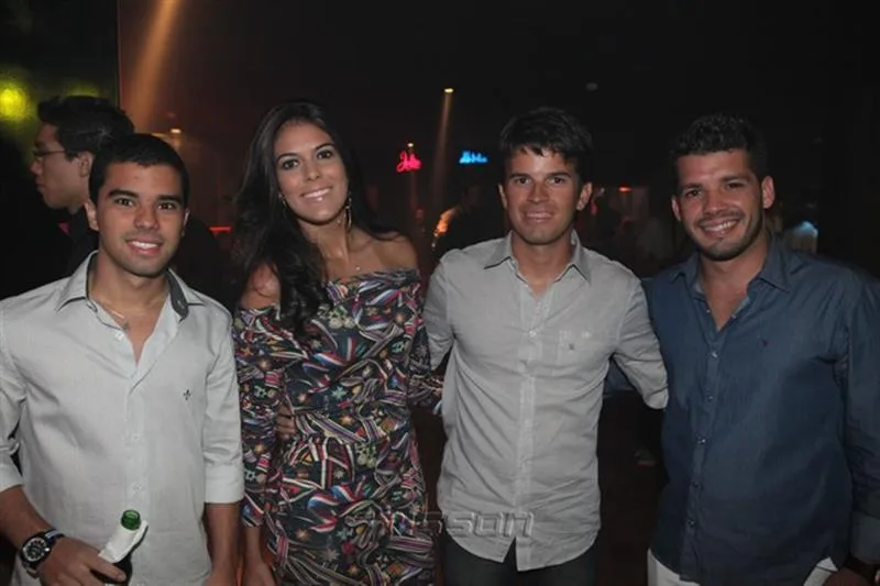Bebeto Frota, Sabrina Veras, Fernando Frota e Pedro Dias