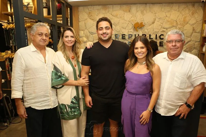 Adriano, Tais, Rafael Pinto, Leticia e Ricardo Studart