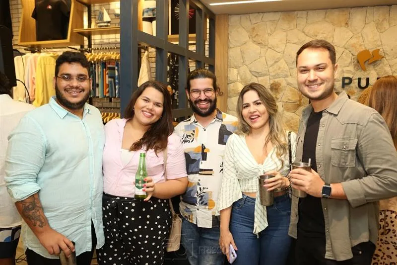 Daniel Moura, Gabriella Cavalcante, Luan Pimentel, Giselle Gurgel e Isaac Monteiro