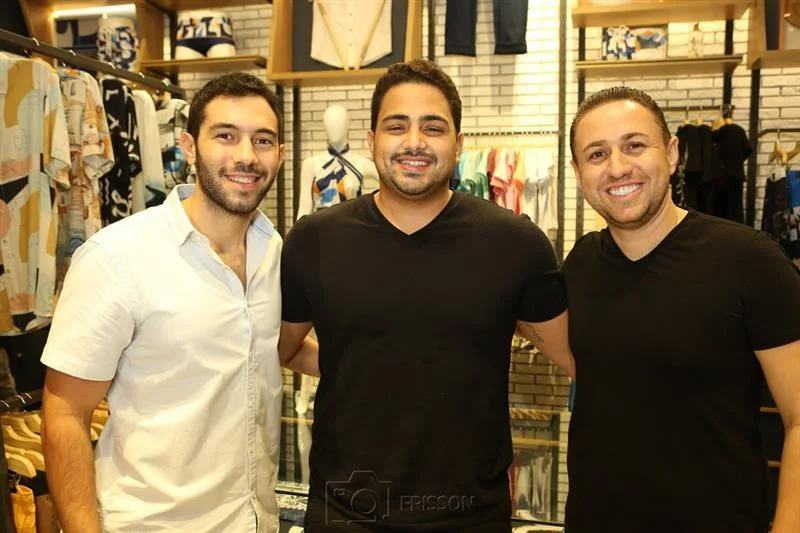Demetrio Dibe, Rafael Pinto e Diego Araripe
