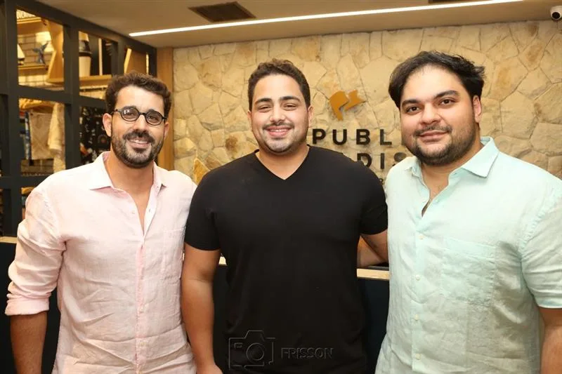 Felipe Lima, Rafael Pinto e Lucas Bayma