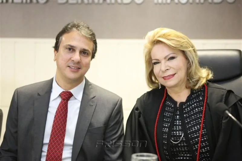 Camilo Santana e Iracema do Vale