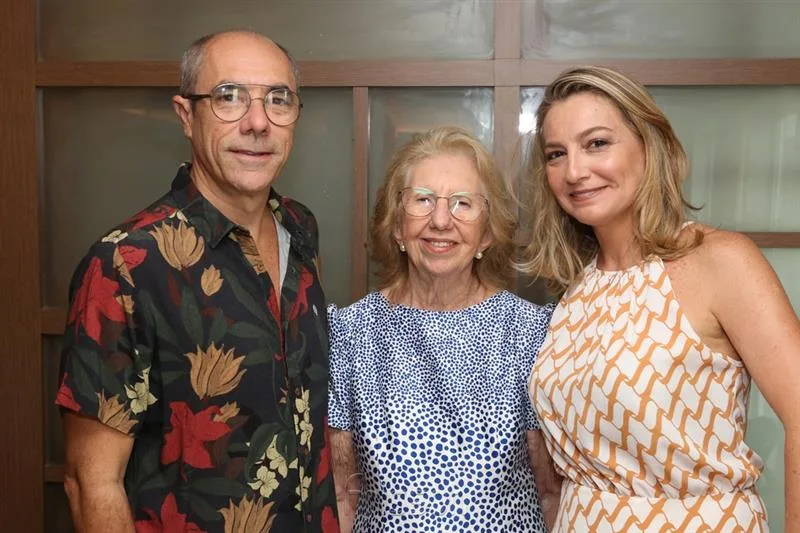 Beto Santos, Socorro Telles e Louise Santos