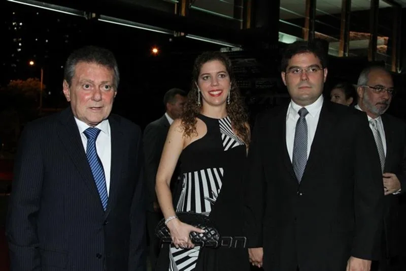 Airton, Ticiana e Edson Queiroz Neto