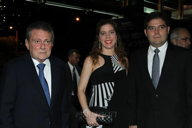 Airton, Ticiana e Edson Queiroz Neto
