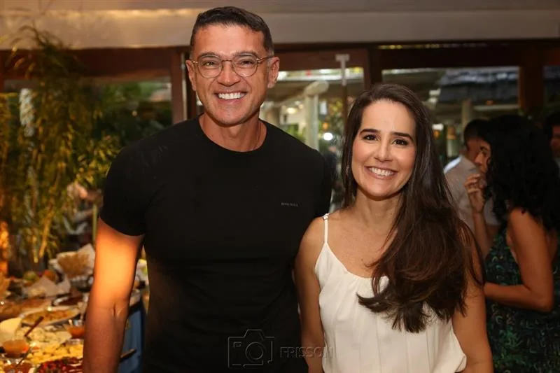 Cláudio Maurício e Renata Cunha