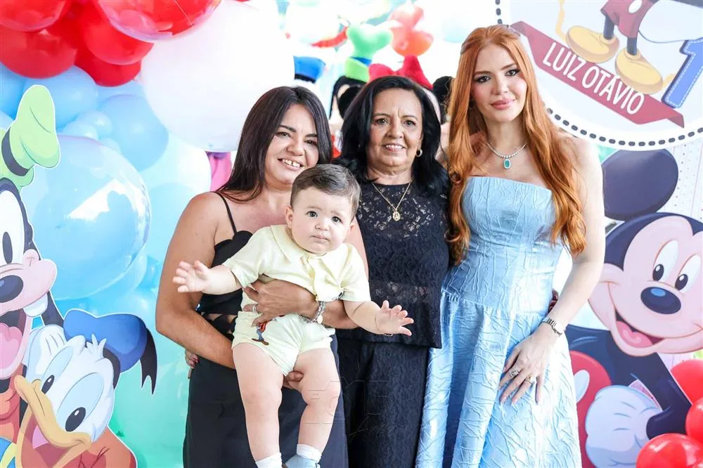 Ana Cristina, Maria Noelma Guedes, Luiz Otavio e Barbara Facó