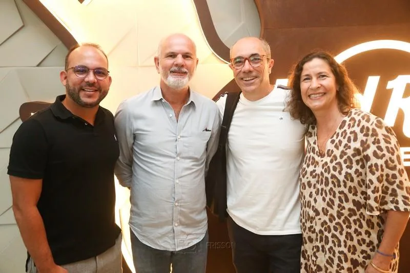 Daniel Meireles, João Carlos, Beto Santos e Liége Xavier