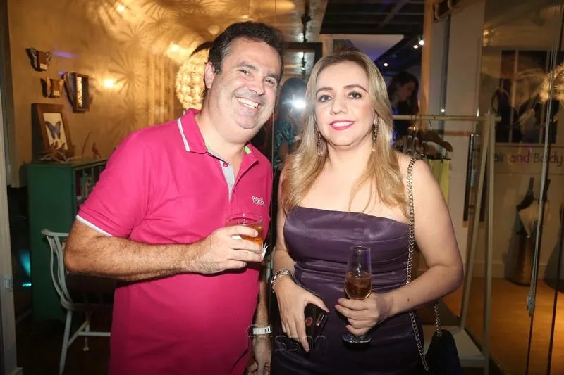 Haroldo Vasconcelos e Eveliny Teixeira