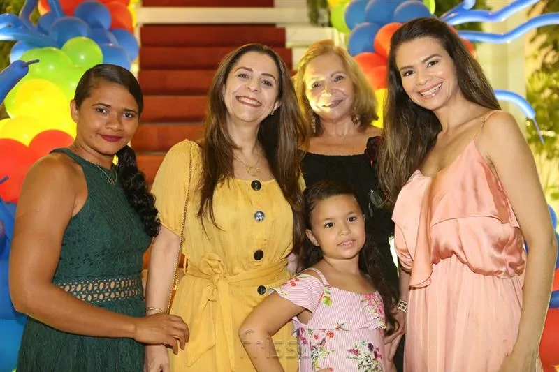 Carminha da Silva, Magaly Lima, Glaucia, Marina e Marcela Pascoa