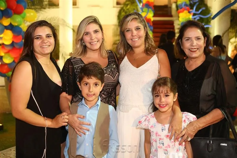 Dayane Cavalcante, Denise, Raquel, Eunise Meira, Caio e Sara Mayer