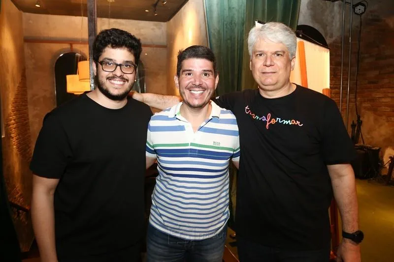 Cadeh Juaçaba, Helrson Dias e Leonardo Leal