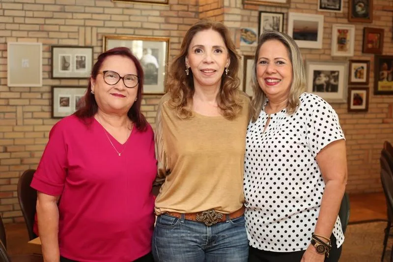 Alice Araújo, Mônica Studart e Angela Carvalho