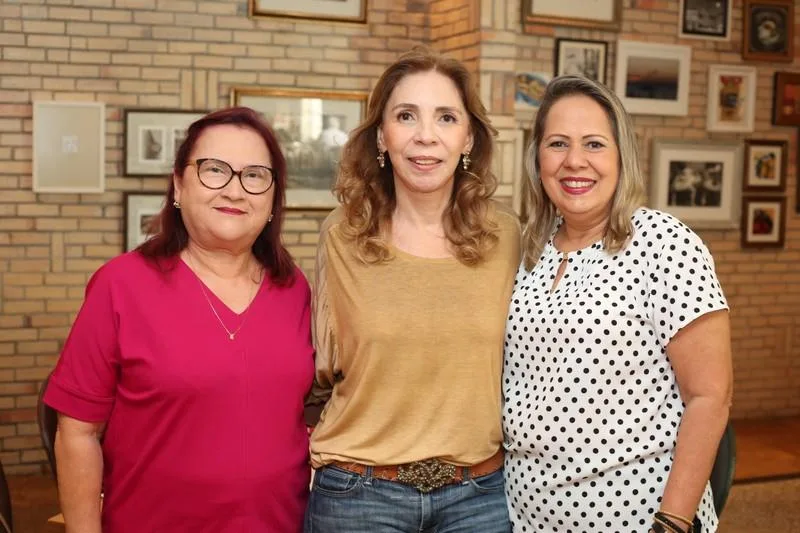 Alice Araújo, Mônica Studart e Angela Carvalho