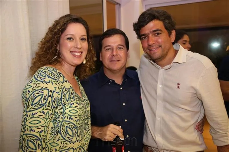 Barbara, Mauricio Salles e Marcelo Franco