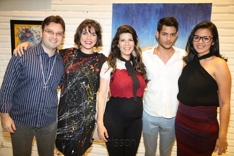 Alexandre Reis, Lua de Castro, Camila Feitosa, Iago Rodrigues e Daniele Carvalho